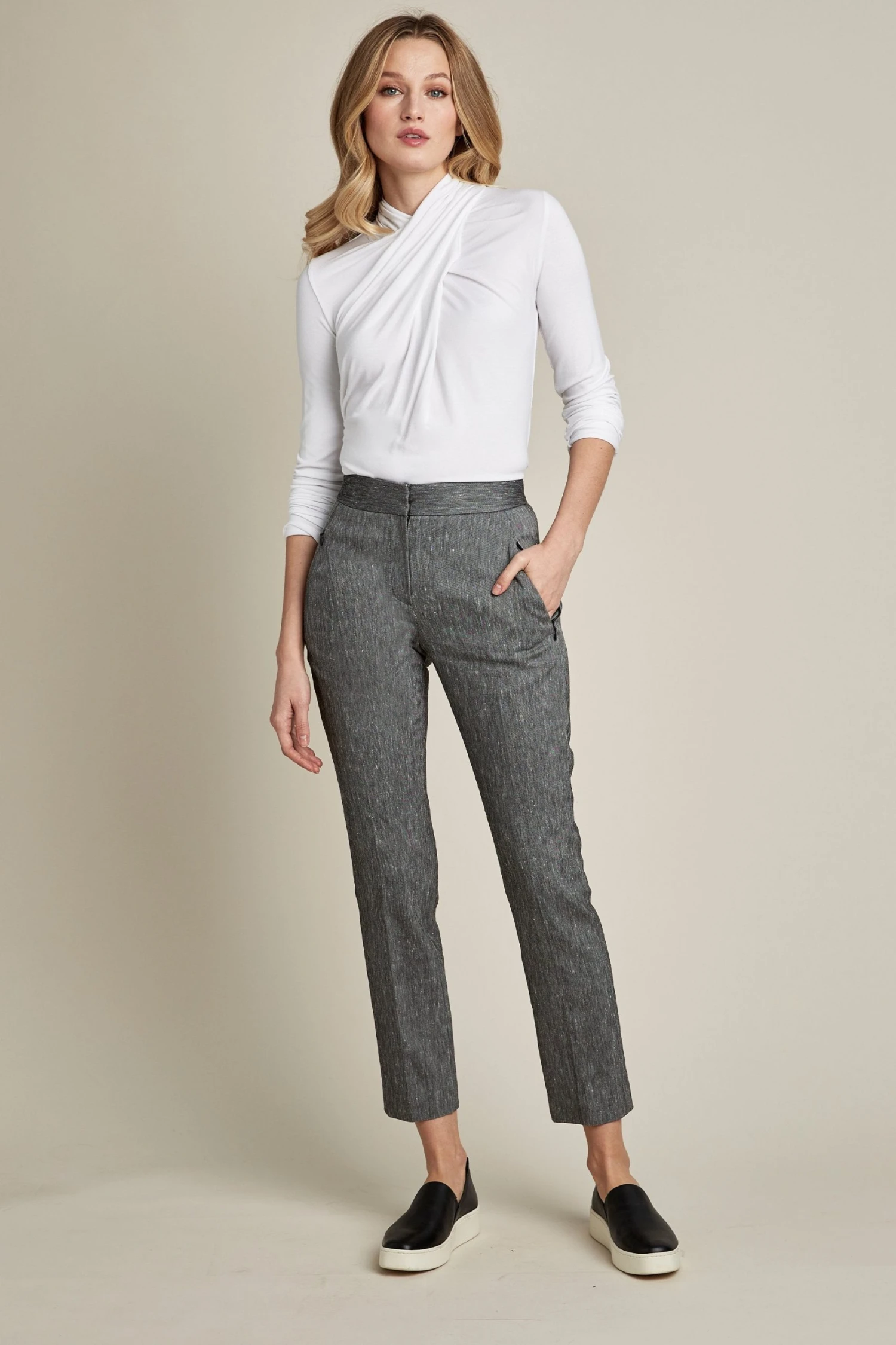 Elie Tahari Leena Slim Fit Ankle Pant Pants 6 Elie Tahari Leena Slim Fit Ankle Pant Pants
