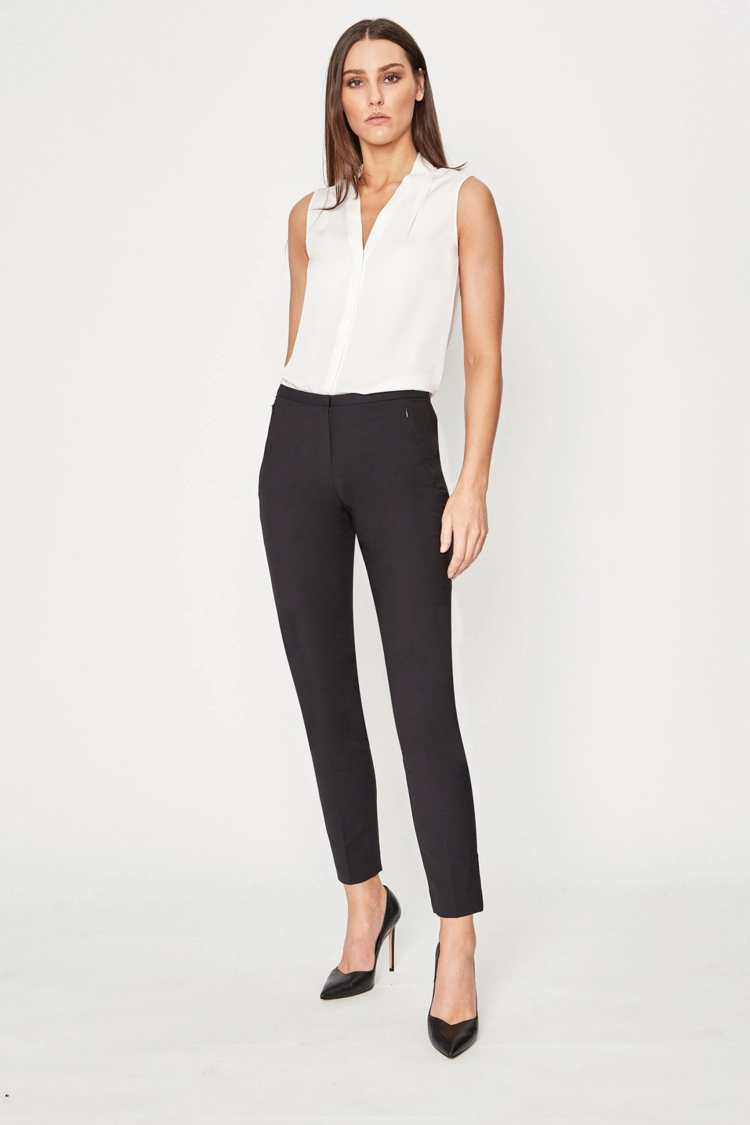 Elie Tahari Pants Jillian Straight Leg Pant 6 Elie Tahari Pants Jillian Straight Leg Pant