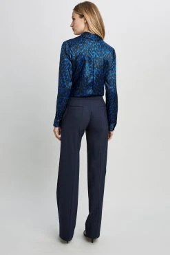 Elie Tahari Pants Odette Wide-Leg Pant 9 Elie Tahari Pants Odette Wide-Leg Pant