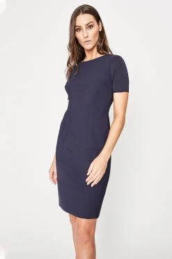 Elie Tahari Emory Short Sleeve Dress Dresses & Jumpsuits
