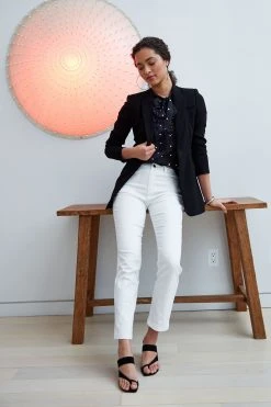 Elie Tahari Madison Single Button Blazer Jackets & Blazers