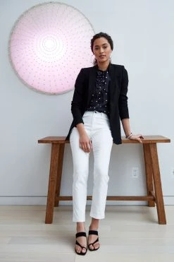 Elie Tahari Madison Single Button Blazer Jackets & Blazers