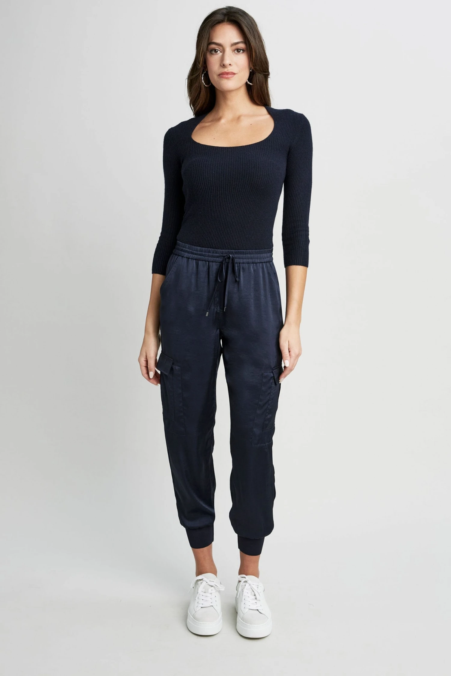 Elie Tahari Cargo Satin Pant Pants 5 Elie Tahari Cargo Satin Pant Pants