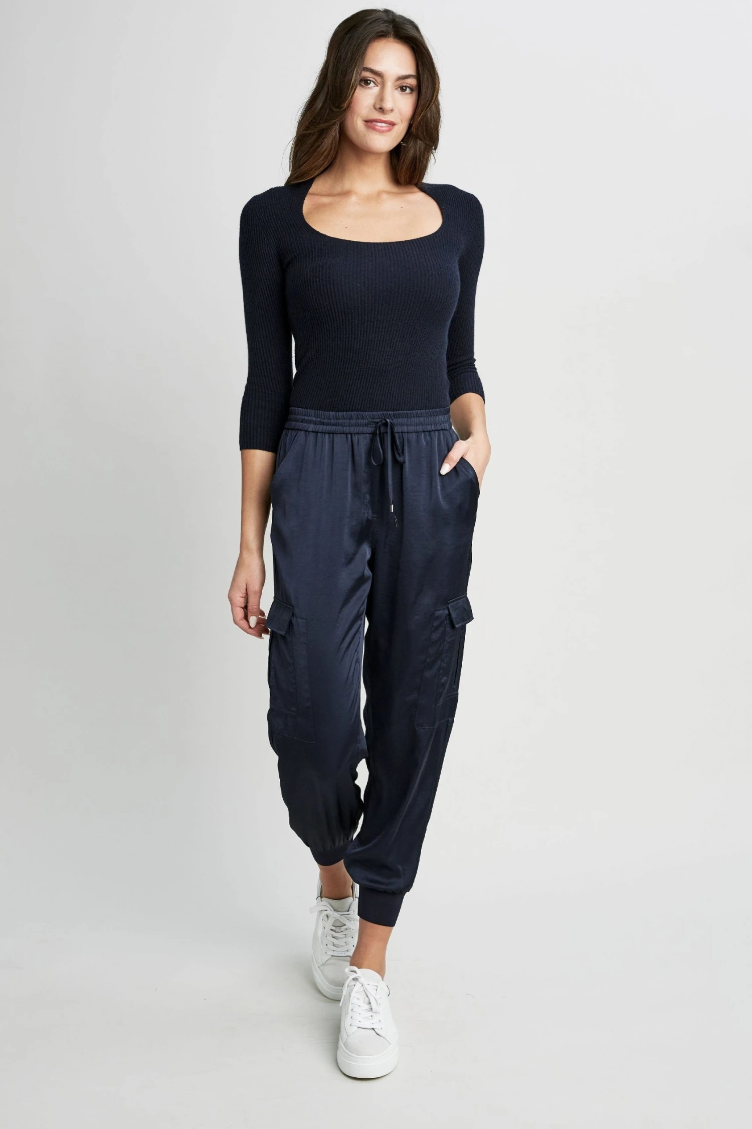 Elie Tahari Cargo Satin Pant Pants 3 Elie Tahari Cargo Satin Pant Pants