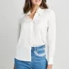 Elie Tahari Embroidered Collar Shirt 1 Elie Tahari Embroidered Collar Shirt