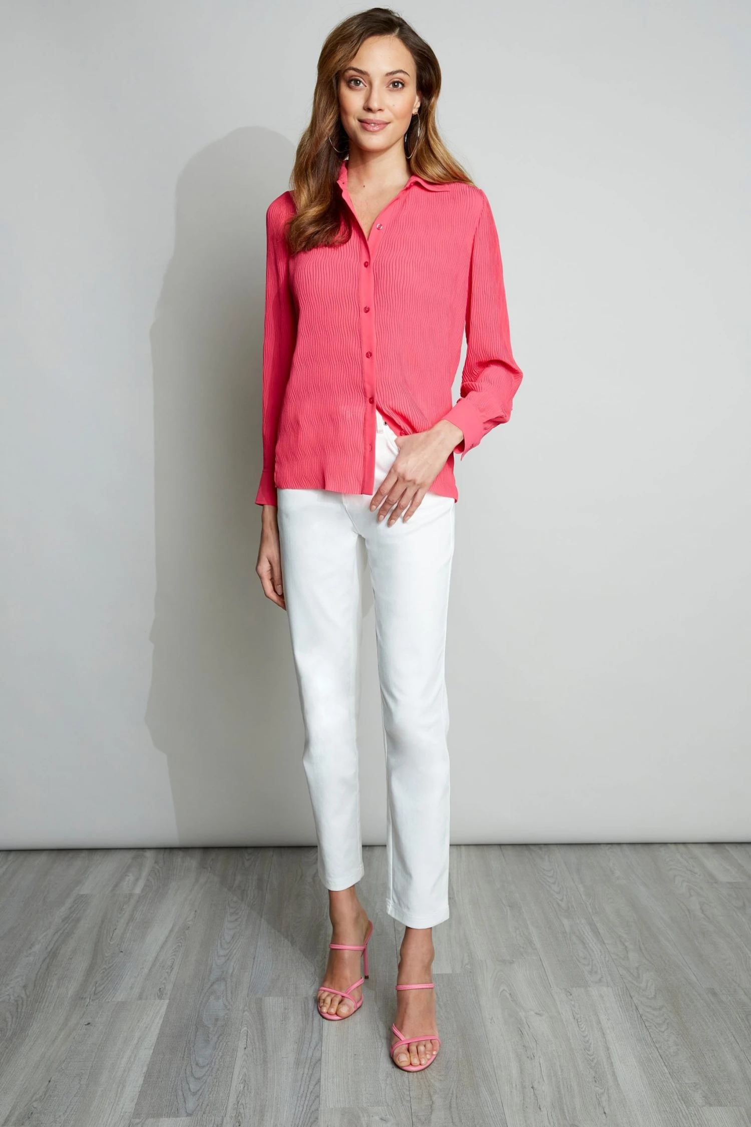 Elie Tahari Tops Pleated Shirt 6 Elie Tahari Tops Pleated Shirt