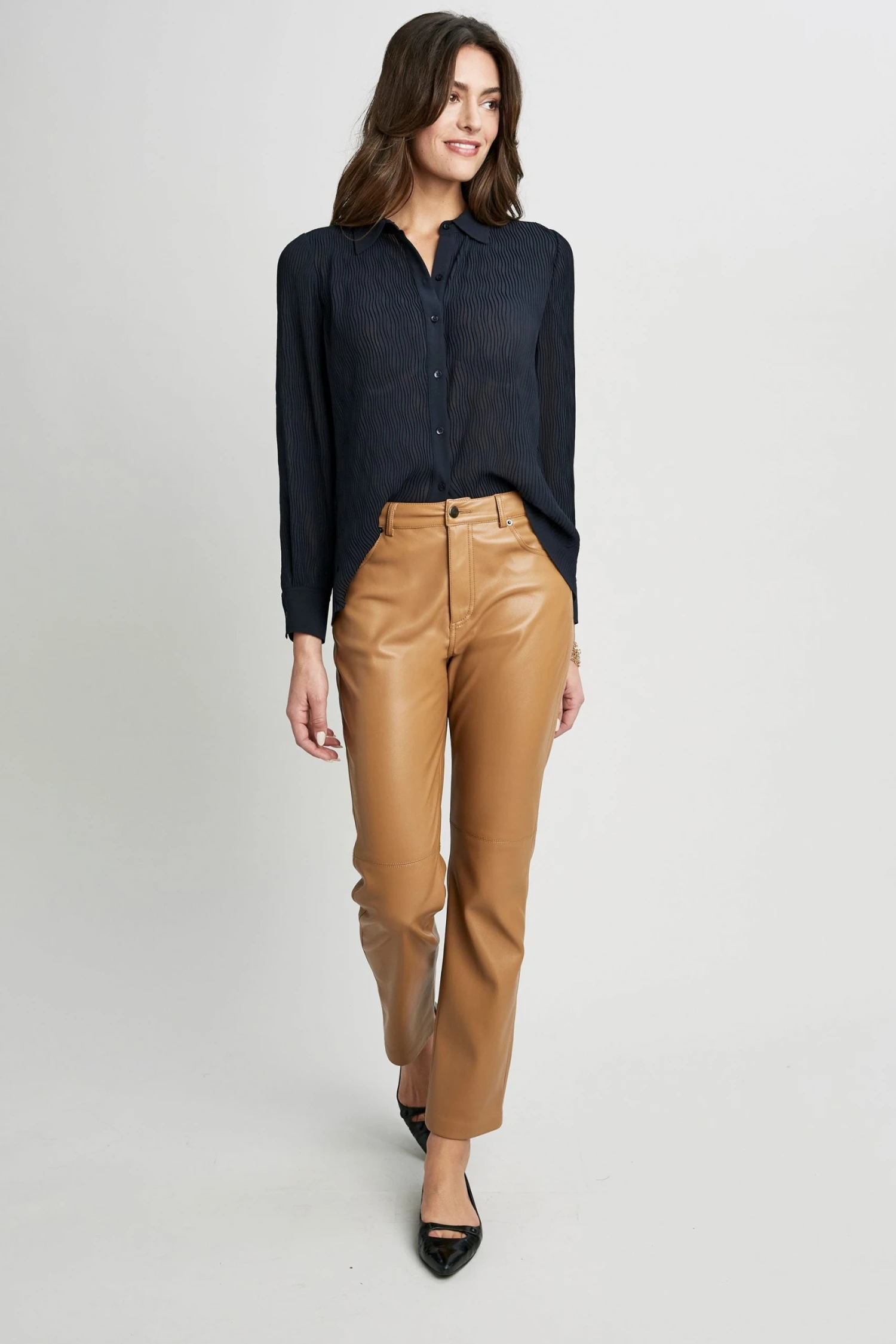Elie Tahari Pleated Shirt 4 Elie Tahari Pleated Shirt