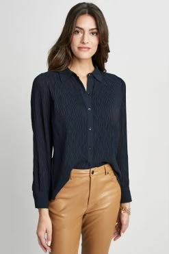 Elie Tahari Pleated Shirt 9 Elie Tahari Pleated Shirt