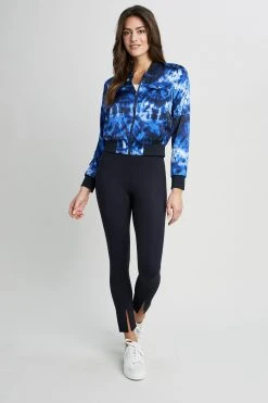 Elie Tahari Shibori Satin Bomber 11 Elie Tahari Shibori Satin Bomber