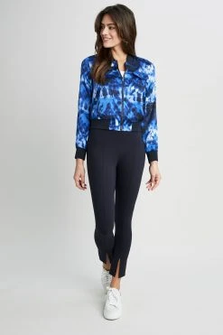 Elie Tahari Shibori Satin Bomber 9 Elie Tahari Shibori Satin Bomber