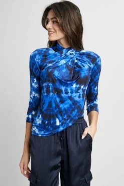 Elie Tahari Knits Shibori Twist Knit