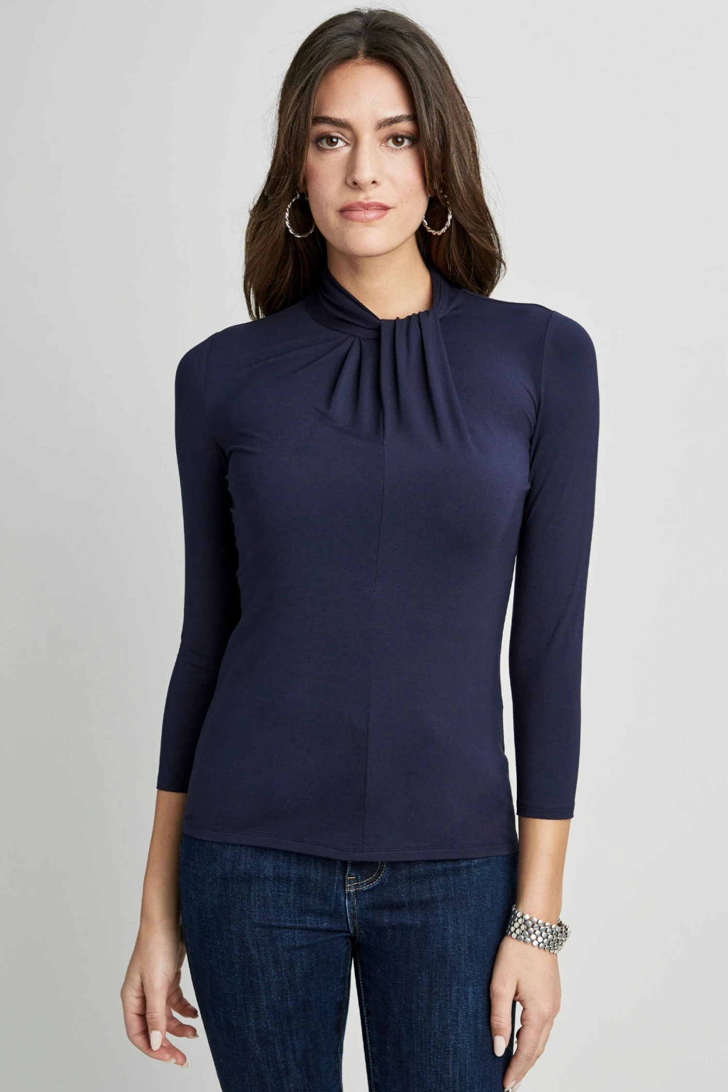 Elie Tahari 3/4 Twisted Knit 5 Elie Tahari 3/4 Twisted Knit