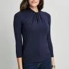 Elie Tahari 3/4 Twisted Knit 1 Elie Tahari 3/4 Twisted Knit