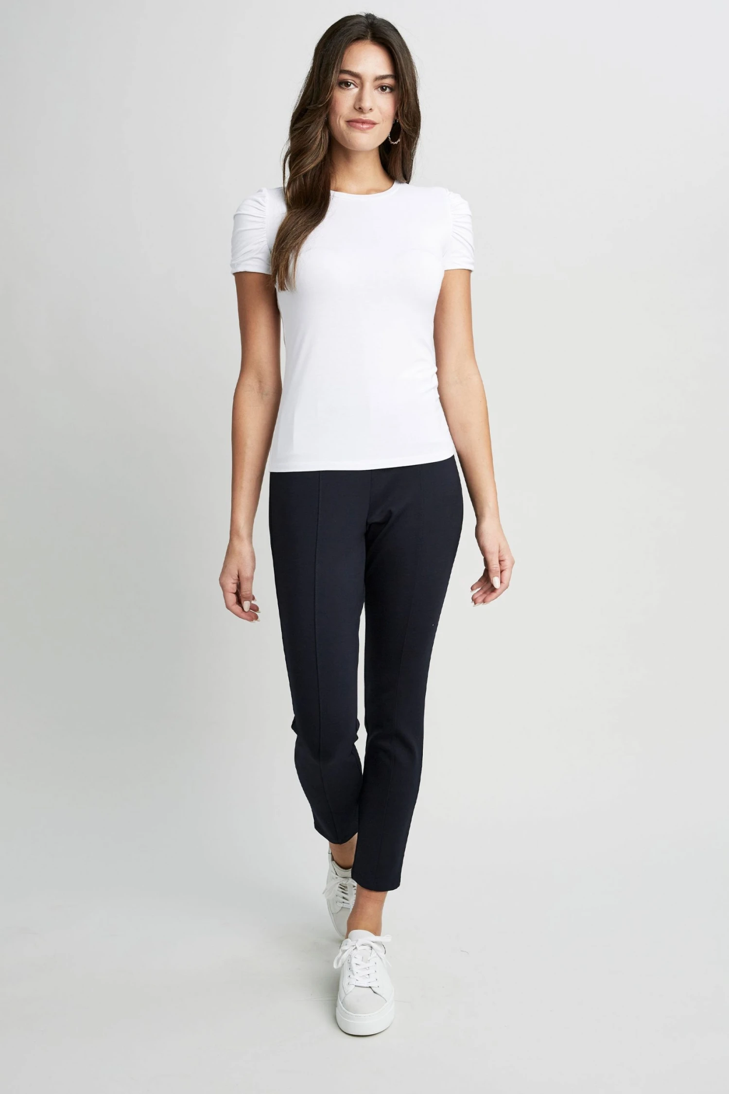 Elie Tahari Knits Ruched Sleeve Knit 4 Elie Tahari Knits Ruched Sleeve Knit