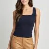 Elie Tahari Rib Detail Sweater Tank 2 Elie Tahari Rib Detail Sweater Tank