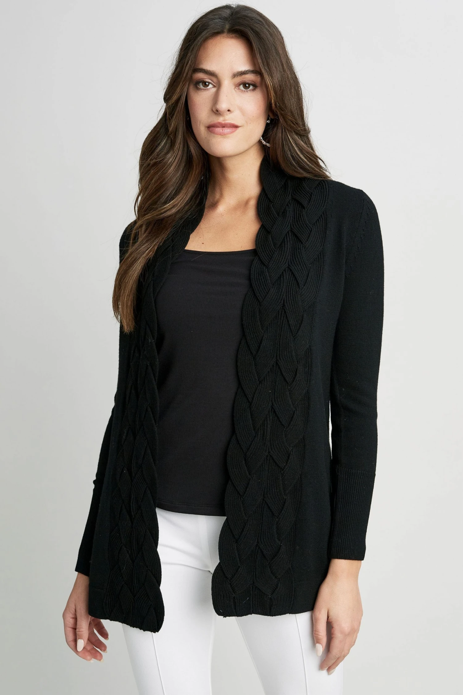 Elie Tahari Cable Cardigan Sweaters 5 Elie Tahari Cable Cardigan Sweaters