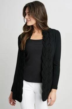 Elie Tahari Cable Cardigan Sweaters