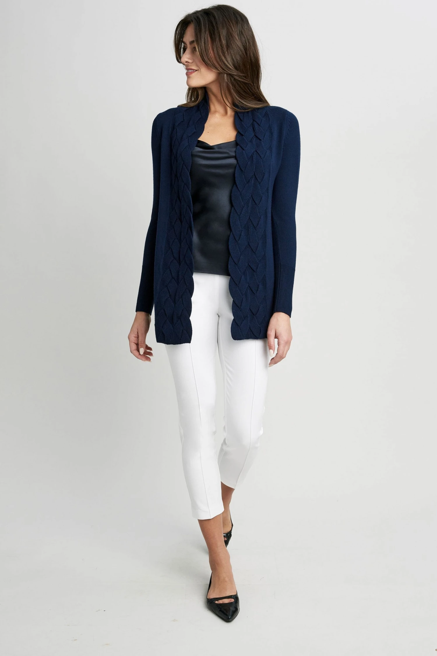 Elie Tahari Cable Cardigan 5 Elie Tahari Cable Cardigan