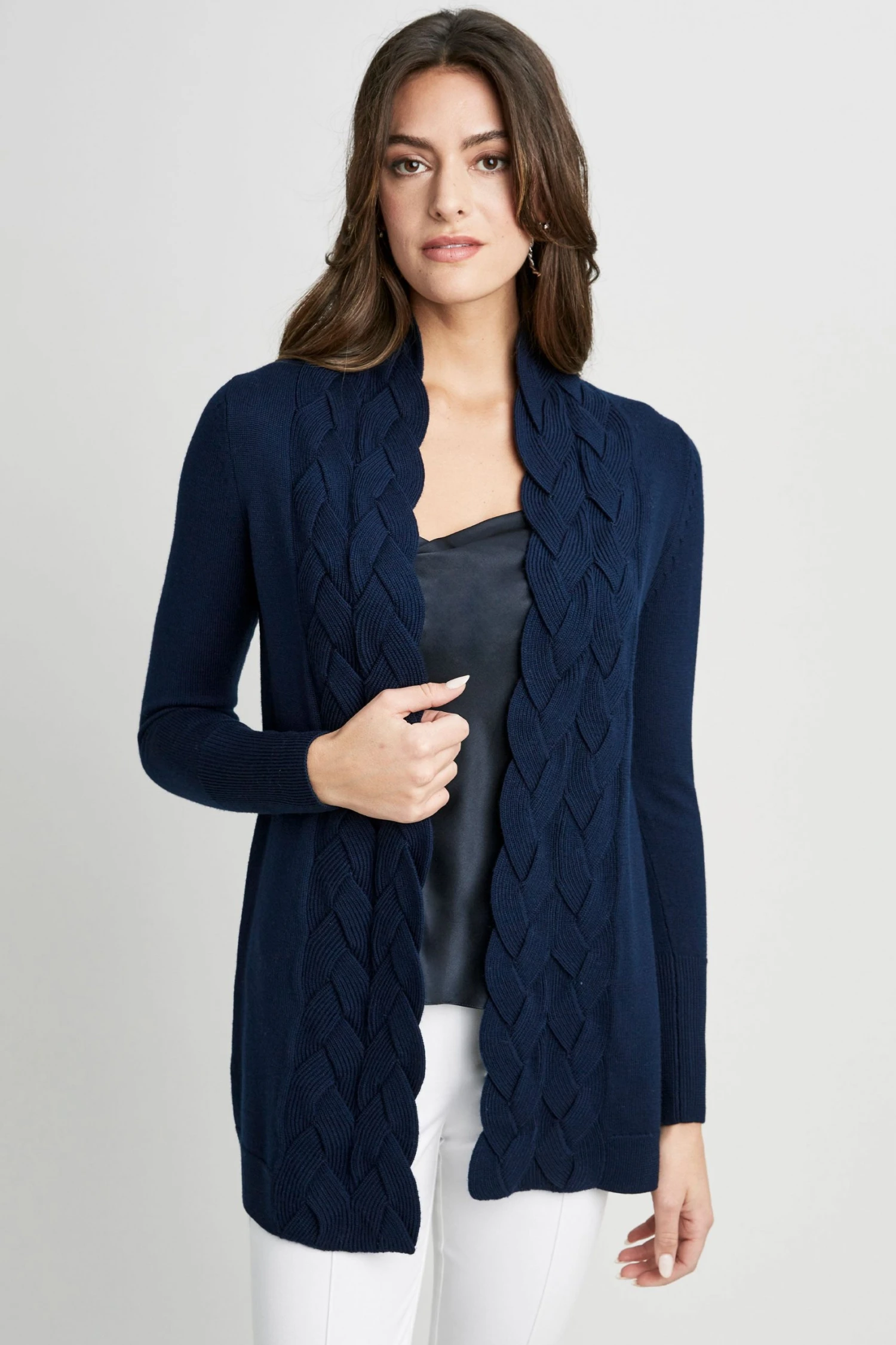 Elie Tahari Cable Cardigan 3 Elie Tahari Cable Cardigan