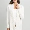 Elie Tahari Cable Cardigan Sweaters