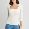 Elie Tahari Silk/Cashmere Contour Sweater Sweaters 2 Elie Tahari Silk/Cashmere Contour Sweater Sweaters