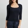 Elie Tahari Sweaters Silk/Cashmere Contour Sweater 1 Elie Tahari Sweaters Silk/Cashmere Contour Sweater