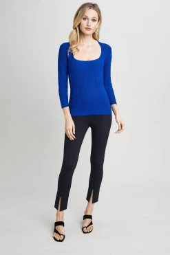 Elie Tahari Silk/Cashmere Contour Sweater 9 Elie Tahari Silk/Cashmere Contour Sweater