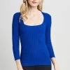 Elie Tahari Silk/Cashmere Contour Sweater 2 Elie Tahari Silk/Cashmere Contour Sweater