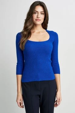 Elie Tahari Silk/Cashmere Contour Sweater 11 Elie Tahari Silk/Cashmere Contour Sweater