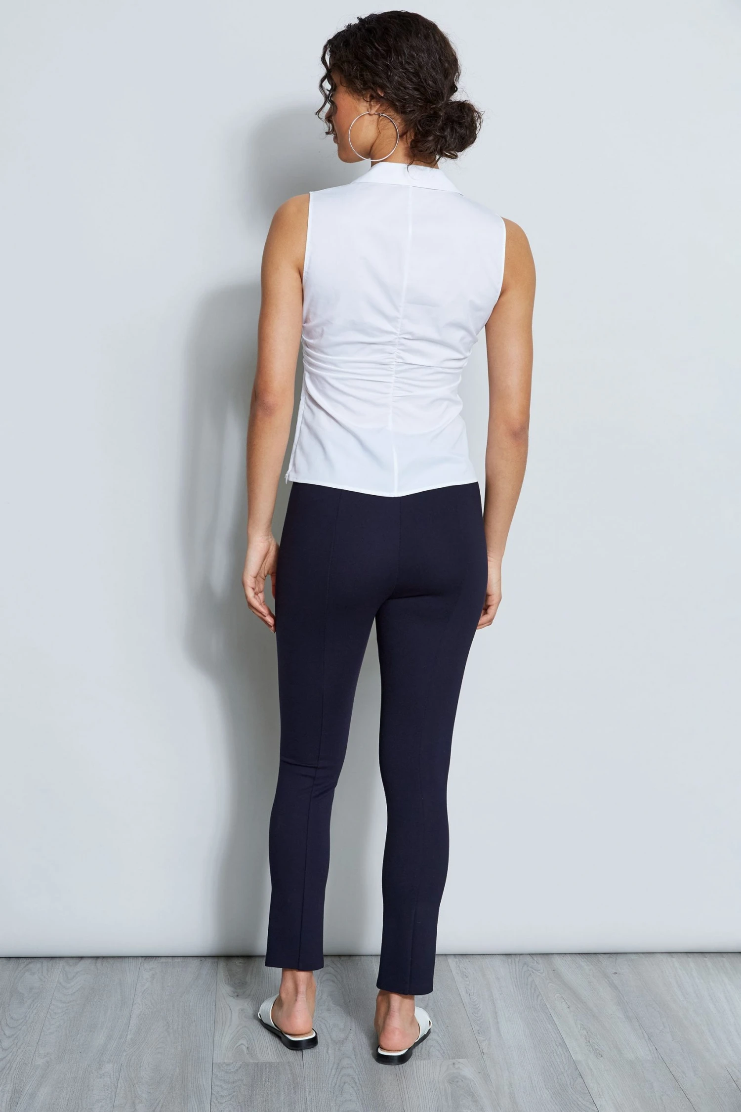 Elie Tahari Sleeveless Ruched Shirt Tops 6 Elie Tahari Sleeveless Ruched Shirt Tops