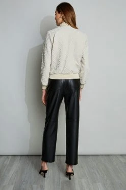 Elie Tahari Jackets & Blazers Jacquard Bomber