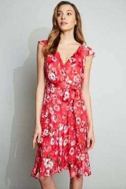 Elie Tahari Primrose Burnout Dress