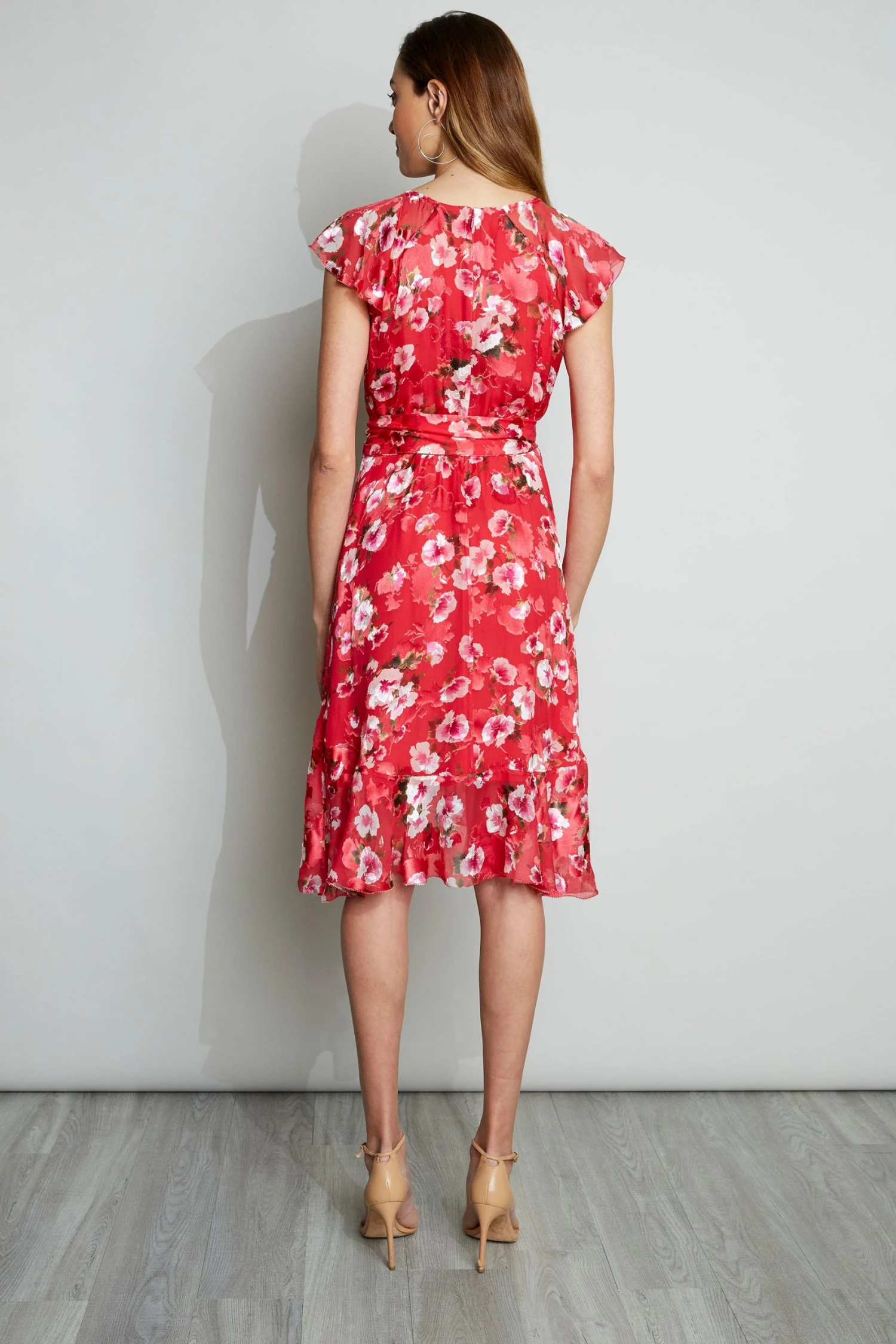 Elie Tahari Primrose Burnout Dress 8 Elie Tahari Primrose Burnout Dress