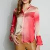 Elie Tahari Tops Illusion Satin Shirt 2 Elie Tahari Tops Illusion Satin Shirt
