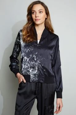 Elie Tahari Jackets & Blazers Silk Galaxy Jacket 9 Elie Tahari Jackets & Blazers Silk Galaxy Jacket