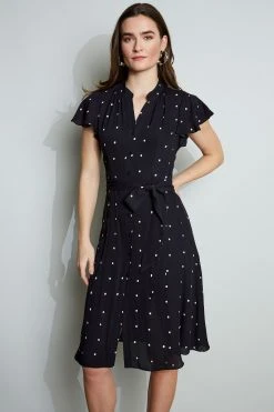 Elie Tahari Dresses & Jumpsuits Dot Shirt Dress 14 Elie Tahari Dresses & Jumpsuits Dot Shirt Dress