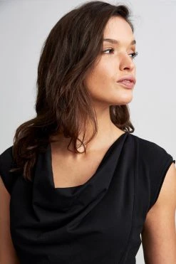 Elie Tahari Cowl Ruched Dress Dresses & Jumpsuits