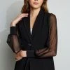 Elie Tahari Chiffon Sleeve Blazer 1 Elie Tahari Chiffon Sleeve Blazer