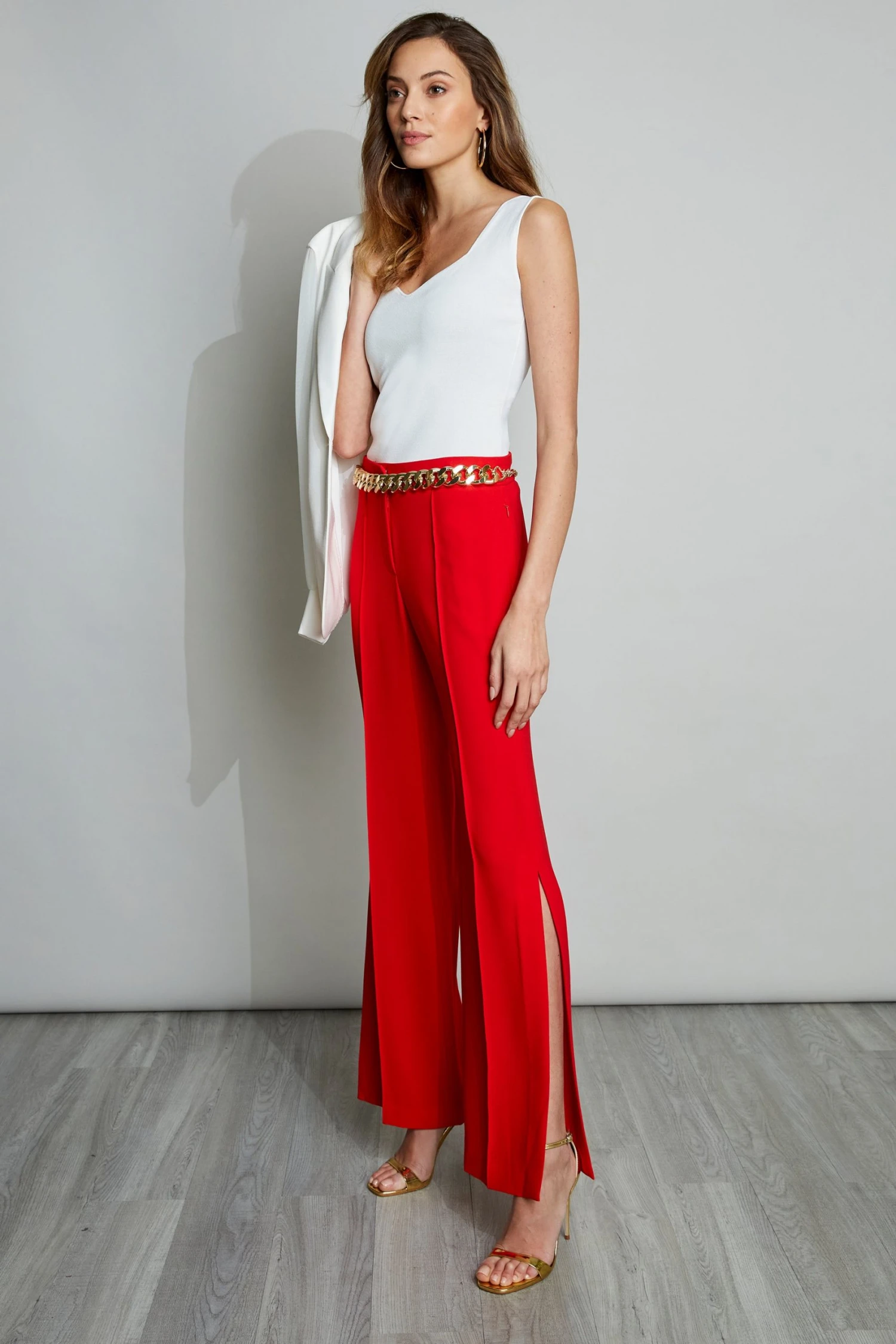 Elie Tahari Pants Side Slit Pant 7 Elie Tahari Pants Side Slit Pant