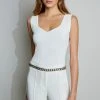 Elie Tahari Suits Contour Tank Sweater