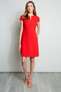 Elie Tahari Short Sleeve Dart Dress Dresses & Jumpsuits 11 Elie Tahari Short Sleeve Dart Dress Dresses & Jumpsuits