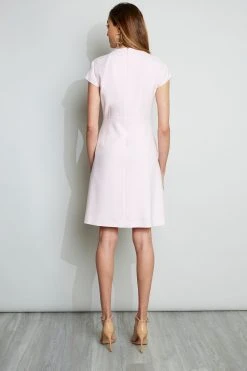 Elie Tahari Short Sleeve Dart Dress Dresses & Jumpsuits
