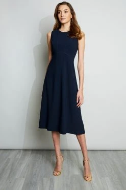 Elie Tahari Fit & Flare Midi Dress 7 Elie Tahari Fit & Flare Midi Dress