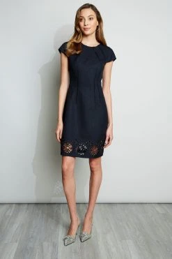 Elie Tahari Dresses & Jumpsuits Lasercut Dart Dress