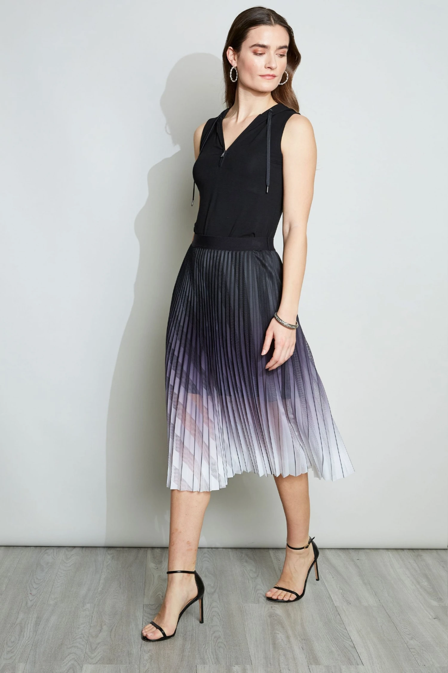 Elie Tahari Skirts Mesh Pleated Skirt 5 Elie Tahari Skirts Mesh Pleated Skirt