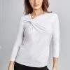 Elie Tahari Asymmetrical 3/4 Twist Knit Knits 2 Elie Tahari Asymmetrical 3/4 Twist Knit Knits