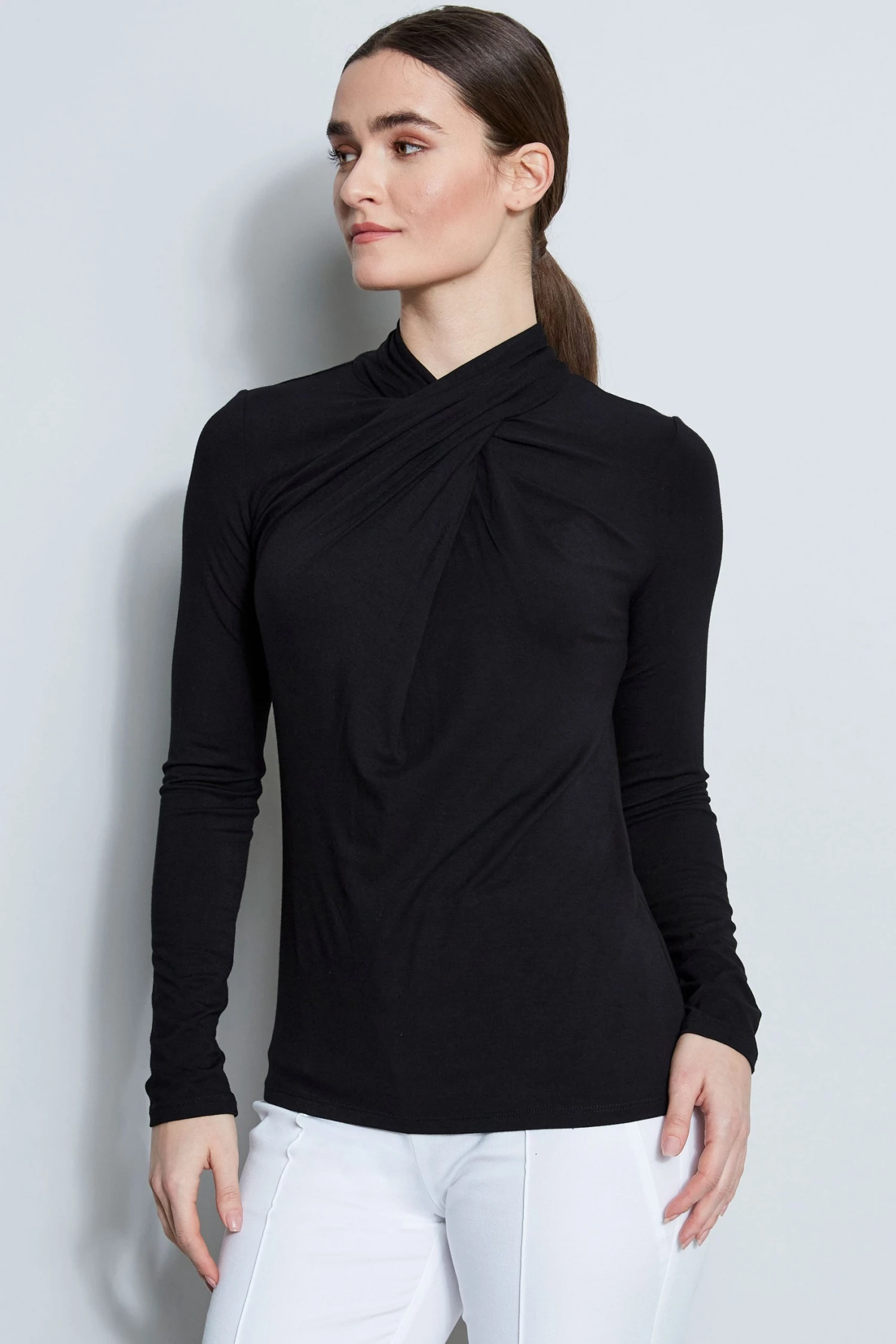 Elie Tahari Long Sleeve Twist Knit 3 Elie Tahari Long Sleeve Twist Knit