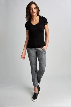 Elie Tahari Quincy Crewneck Knit