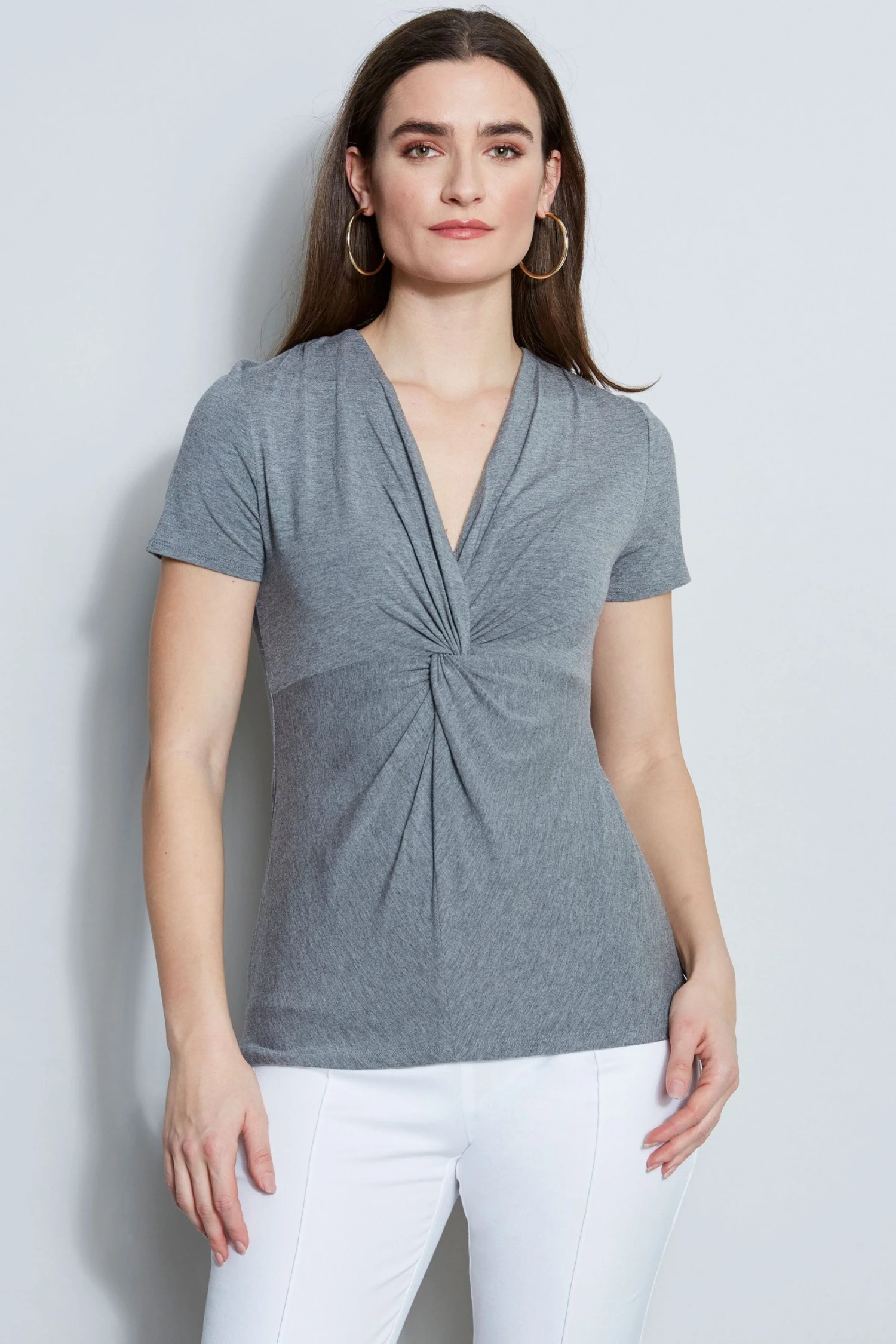 Elie Tahari Short Sleeve Twist Knot Knit Knits 5 Elie Tahari Short Sleeve Twist Knot Knit Knits