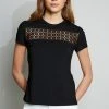 Elie Tahari Lace Insert Tee 1 Elie Tahari Lace Insert Tee
